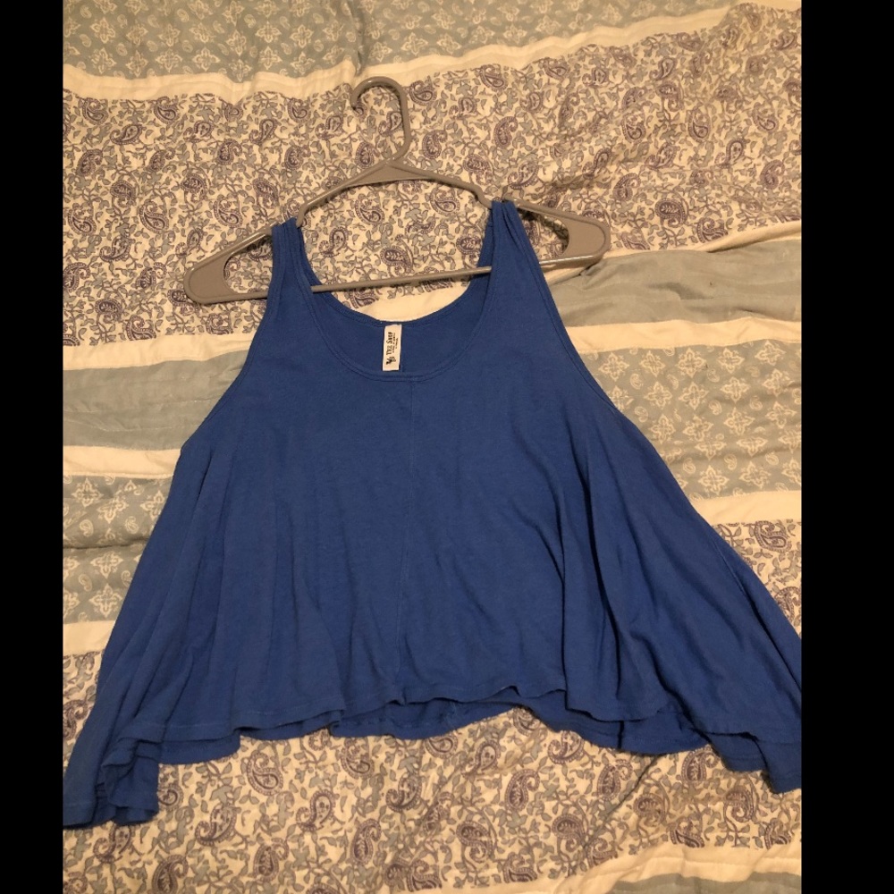 Blue tank